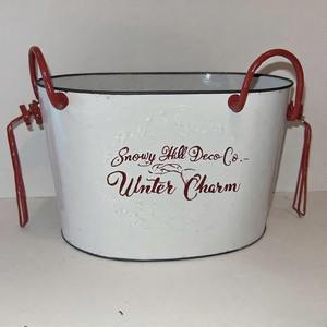 Winterberry ชาวไร่ที่ต้องการทำด้วยโลหะที่ทนทานสำหรับการแสดงตามฤดูกาลที่มีผลเบอร์รี่สีแดงสีเขียวและของตกแต่งวันหยุด - Product Image 2