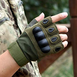 Guantes tácticos de goma de medio dedo, profesionales, de alta calidad, venta al por mayor - Product Image 4