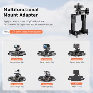 <span class=keywords><strong>STARTRC</strong></span> <span class=keywords><strong>Avata</strong></span> 2 - Support d'extension pour caméra, adaptateur de fixation, accessoire compatible avec Action5 Pro, GoPro, support d'extension pour caméra de drone - Product Image 2