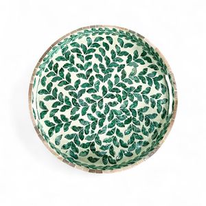 Bandeja Decorativa Hecha a Mano con Incrustaciones de Nácar, Natural y Ecológica para Uso Doméstico, Vietnam - Product Image 1