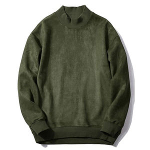 เสื้อสเวตเตอร์คอกลมคอตตอน100% สเวตเชิ้ตผ้าฟลีซทรงโอเวอร์ไซส์แบบสวมหัวธรรมดาเสื้อสเวตเตอร์ลำลองผ้าขนแกะขนาดใหญ่สำหรับทุกเพศฤดูใบไม้ผลิ - Product Image 6