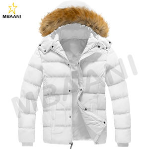 Veste d'hiver matelassée pour homme, manteau d'hiver épais, veste rembourrée chaude avec capuche - Product Image 1
