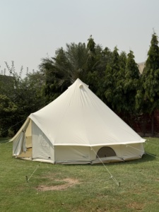 Carpa de Lona Redonda Impermeable para Acampar en Familia, con 1 Puerta, para las Cuatro Estaciones, Ecológica, con Protección UV - Product Image 3