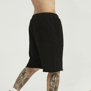 Short de course d'été vierge surdimensionné avec logo personnalisé 100% coton Streetwear Jogger Sweat Gym Shorts Hommes Shorts en coton pour hommes - Product Image 4