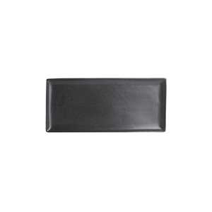Plato Rectangular de Porcelana para Servir de 35 cm, Color Negro, para Pasteles - Product Image 3