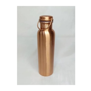 ขวดทองแดงบริสุทธิ์ที่มียอดขายสูงสุดพร้อมขัดด้านเพื่อประโยชน์ต่อสุขภาพมนุษย์ ขวดน้ําป้องกันการรั่วสําหรับใช้ในบ้านทุกวัน - Product Image 2