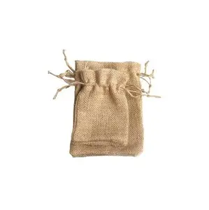 Sacs en jute pour cadeaux, pièces, Design personnalisé, sac d'emballage de riz, vente en gros