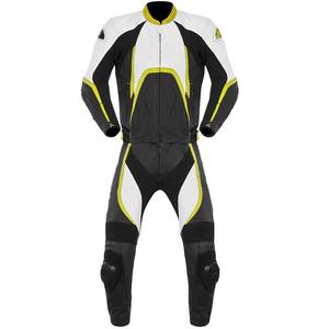 Combinaison de moto en cuir de qualité supérieure |   Veste zippée intégrale certifiée CE, haute qualité, imperméable, anti-UV, coupe-vent, toutes saisons - Product Image 5