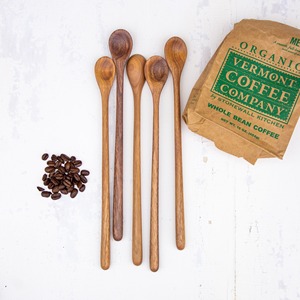 Cuillère en bois d'acacia écologique meilleure vente en gros cuillères à soupe de dîner naturelles cuillères à manger en bois - Product Image 3