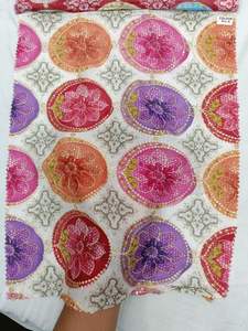 Vestido de lujo estampado elegante de tela de Chinon de viscosa 100% de calidad superior y Material Lehenga para niñas - Product Image 4