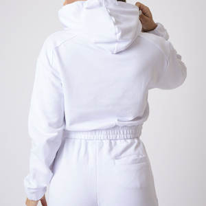 Marque privée à la mode entraînement 100% coton haut court vêtements vêtements de fitness pour femmes ensemble de sport femmes ensembles de yoga pour les filles - Product Image 2