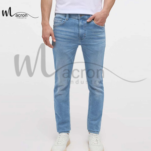 Jeans de Tiro Medio Rectos, Transpirables, de Estilo Casual Elegante, Hechos en Pakistán, de la Mejor Calidad, Personalizados y Ligeros - Product Image 6