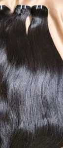 Mèches de cheveux indiens bruts ondulés non traités Remy, qualité supérieure, couleur naturelle, double trame, doux, 100% cheveux de donneur, permables - Product Image 2