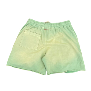 Shorts Homme Été 2025 Vintage Effet Vieilli Broderie Délavée Coton Épais Taille Élastique Uni avec Poches - Product Image 4