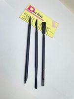 Professionnel personnalisé-Label noir Plasma cuticule ongles poussoir durable en acier inoxydable Nail Art outil de suppression usage privé