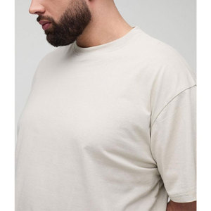 T-shirts 100% coton pour hommes Dernières conceptions T-shirt à col rond à manches courtes pour hommes T-shirt élégant et décontracté 2025 - Product Image 3