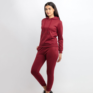 Ensemble de 2 pièces en polaire de haute qualité pour femmes style pull-over impression personnalisée strass dernière mode grande taille personnalisable OEM - Product Image 3