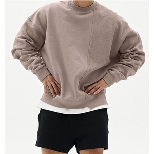 Custom logo printPlus size drop shoulder <b>hoodies</b> <b>plain</b> heavy weight Long Sleeve Man's Sweatshirt Cheap price from Bangladesh - Product Image 1