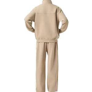 Conjunto Deportivo Vintage para Hombre Otoño Invierno, Dobladillo Dividido, Lavado Ácido, Sudadera con Logotipo Personalizado, Cintura Elástica, Cortavientos y Transpirable - Product Image 2