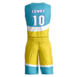 ชุดเครื่องแบบบาสเก็ตบอลแบบกลับด้านได้สำหรับเยาวชนเสื้อเจอร์ซีย์ของผู้ชายแบบสั่งทำลายพิมพ์ซับลิเมชัน - Product Image 2