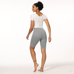 High Waist Breathable Jogging <b>Shorts</b> Women Plus Size Gym Sportswear Custom Logo Button <b>Decorations</b> Streetwear Women's <b>Shorts</b> - Product Image 3