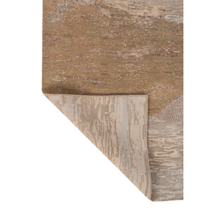 Whispers Desert Beige <b>Brown</b> Hand Knotted <b>Wool</b> Bamboo Silk Large Area Rugs AKWB-9069 Rectangle Abstract Pattern for Home Hallway - Product Image 5