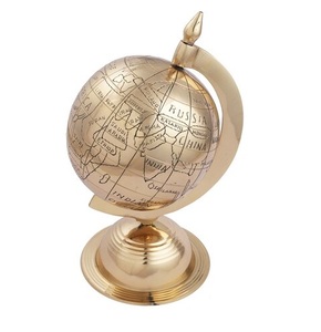 Đen Nickle Nhôm Nguyên Tử Cubed Globe Kim Loại Thủ Công Mỹ Nghệ Globe Trang Trí Nhà Văn Phòng/Trường Bộ Đồ Ăn Phụ Kiện - Product Image 3