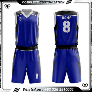 Vente en gros d'uniforme de basket-ball unisexe au design unique personnalisé et de couleur et logo à séchage rapide de vêtements de sport - Product Image 4