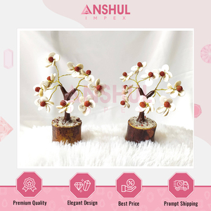 Árboles de Piedras Preciosas Rudraksh Gomati Hechos a Mano de Calidad Premium Grado AAA con Base de Madera Natural de la India, Disponibles en Grandes Cantidades - Product Image 3