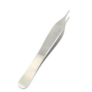Herramientas dentales médicas Adson Tissue Forceps 7x7 Dientes CE Acero inoxidable Quirúrgico Adson Brown Forceps Adson Brown Toothed Forceps - Product Image 1