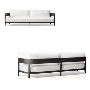 Venta caliente moderno sofá al aire libre combinación marco de aluminio Muebles de Jardín Indonesia mejor producto - Product Image 4