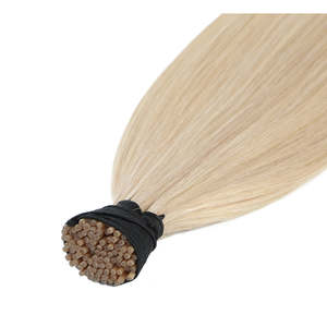 ผมต่อแบบ I-Tip Remy แท้ 30 นิ้ว เกรด 10A แบบ Pre-Bonded ไมโครบีด สีบลอนด์มุก - Product Image 4