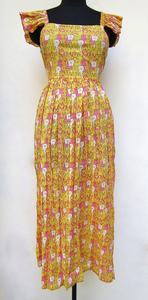 Top ropa de mujer vestido indio hecho a mano Farida Kahlo Kaftan largo de algodón Kaftans cubrir ropa de noche Kaftan ropa de mujer - Product Image 5