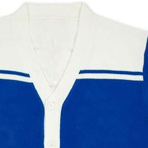 Pull cardigan unisexe sur mesure en gros, 100% coton, col en V, manches longues épaisses, broderie de haute qualité, automne - Product Image 3