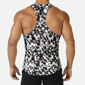 OEM Customized Logo Summer Gym Clothing Sports Tank <b>Tops</b> <b>Men's</b> Bodybuilding Sleeveless Shirt <b>Men's</b> Fitness Stringer Tank <b>top</b> - Product Image 4
