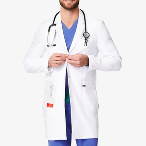 Bata de Médico de Algodón para Hospital y Laboratorio, en Oferta - Product Image 5