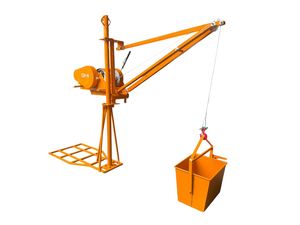 เครนยกขนาดเล็กแบบพกพา 500 กก. เครื่องจักรก่อสร้างขนาดเล็ก สภาพใหม่ สำหรับยกและรอก - Product Image 4