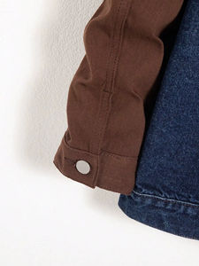 Veste en jean pour homme, fermeture à boutons sur le devant, manches longues, fermeture éclair, veste en jean vintage, veste en jean pour homme - Product Image 5