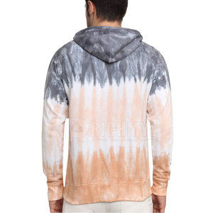 Sweats à capuche tie-dye à manches longues, sweats à capuche tie-dye en coton mélangé à la vente, sweats à capuche tie-dye pour hommes de haute qualité - Product Image 2