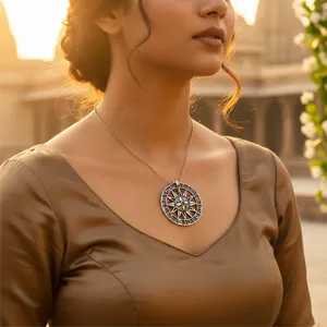 จี้เงินแท้ 925 รูปจักรราศี ประดับพลอย เครื่องประดับโหราศาสตร์ (ชุบทอง 14k ประดับเพชร ชุบโรเดียม) - Product Image 3