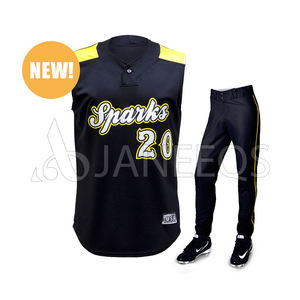 Maillot de Baseball et pantalon de l'équipe de Softball pour homme, ensemble complet pour jeunes, uniformes de Baseball sublimés en Polyester, vente en gros - Product Image 4