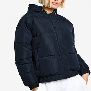 Chaqueta de Invierno de Talla Grande Más Vendida, Ropa de Calle de Color Sólido, Chaqueta Acolchada para Mujer, Chaqueta de Burbuja Ligera y Transpirable de Alta Calidad - Product Image 2