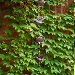 Fabricante y exportador de cadena de lluvia de taza de cobre puro de alta calidad, cadena de lluvia de acero inoxidable de cobre personalizada, canalón de Metal - Product Image 6