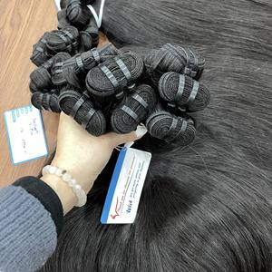 ผมตรงจากเวียดนามดิบผมตรง100% ไม่ผ่านการทำผมเป็นมัดผมธรรมชาติแบบไม่ผ่านกระบวนการของผมมัดอยู่ในระดับเดียวกัน - Product Image 2