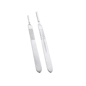 Wholesale Scalpel Knife Handle Extra Long Handle BP Blade <b>Holder</b> Single Use Stainless Steel Scalpel Handle - Product Image 2