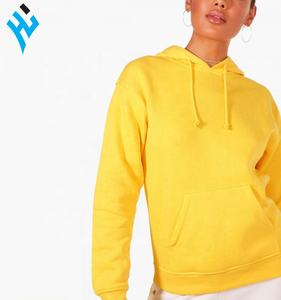 Pull à capuche en coton brodé pour femme, vêtements de rue, sweat-shirt de haute qualité, Logo personnalisé, vente en gros, - Product Image 3