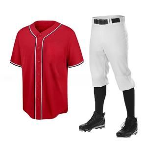 Nouveaux ensembles d'uniformes de baseball et de softball 100 % polyester 2025 – Personnalisation du nom de l'équipe, séchage rapide, antibactérien, respirant, confort optimal, grandes tailles - Product Image 1