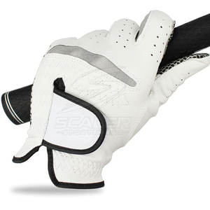 Soft Comfortable Fit Leather Golf Gloves with Anti-Slip Hand <b>Grips</b> and Breathable Design for Improved Swing <b>Control</b> Stability - Product Image 6