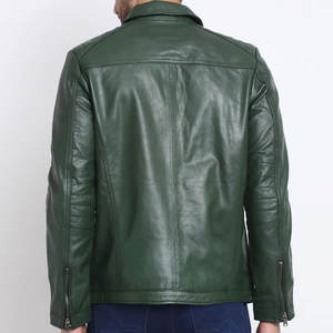 Veste en cuir pour homme de style streetwear de qualité supérieure, nouvelle arrivée, imperméable, lourde, veste en cuir pour homme - Product Image 2