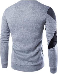 Sudadera con capucha y panel de moda para hombre, ropa deportiva informal transpirable impermeable con estampado Digital de otoño - Product Image 3